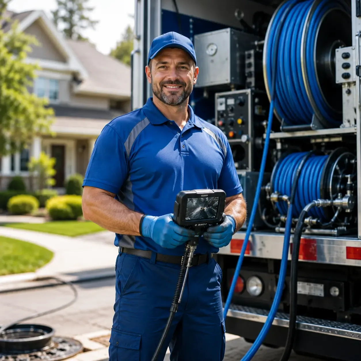 Local outdoor drain cleaning specialists in Tipp City, OH